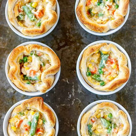 4-Ingredient Easy Mini Chicken Pot Pies – Unsophisticook