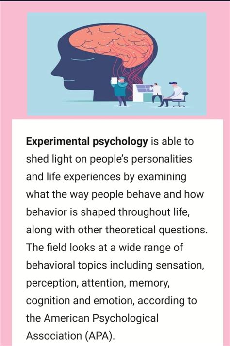 Experimental psychology | Experimental psychology, Psychology, Life ...