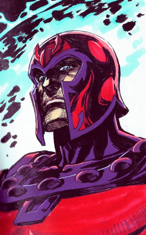 Magneto, in Reilly Brown's Marvel Comic Art Gallery Room