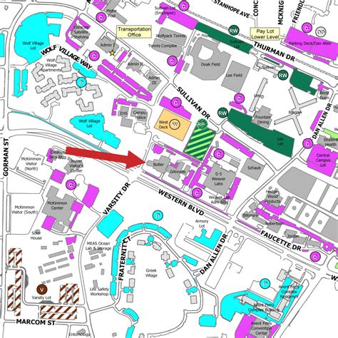 Nc State Football Parking Map - Printable Map