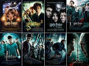 Harry Potter Movie Poster Collection (Set of 8) - NEW - 11x17 13x19 ...