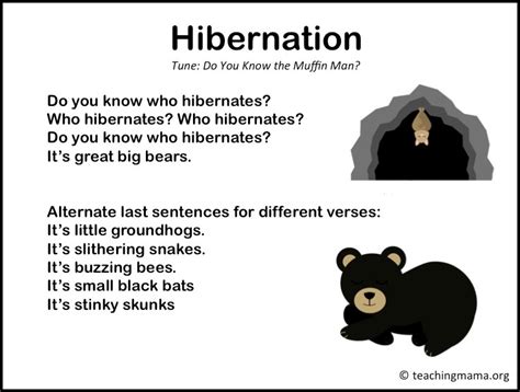 Hibernation Activities For Preschoolers - Teaching Mama - Furilia ...