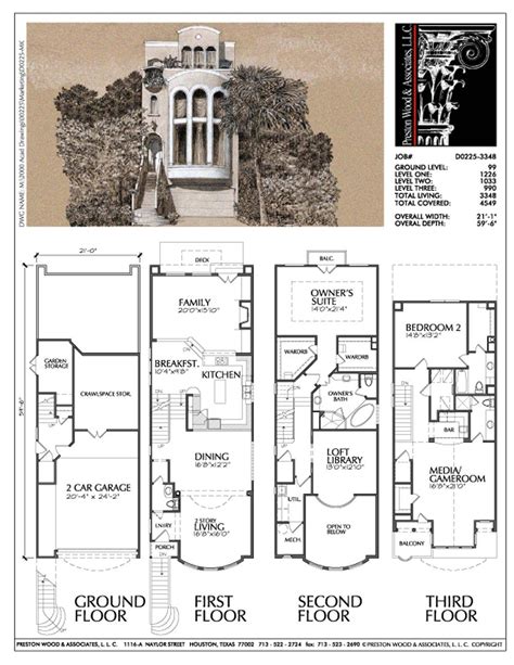 Modern Townhouse Design, Brick Row House, New Town Home Development – Preston Wood & Associa ...