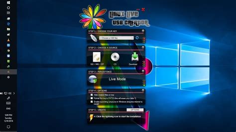 How to Create Linux Bootable USB Flash Drive with LinuxLive USB Creator on Window 10 - YouTube