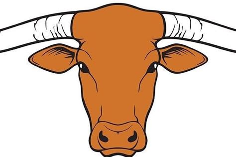 Longhorn Steer Head Clipart