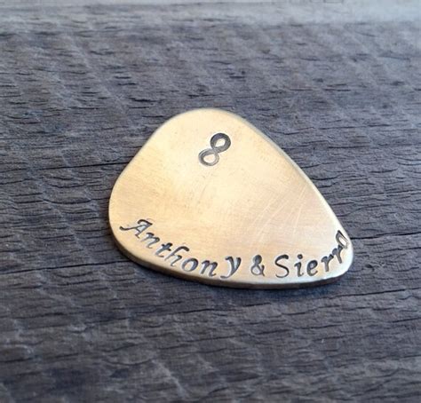 Gold metal guitar pick customized guitar pick engraved guitar | Etsy