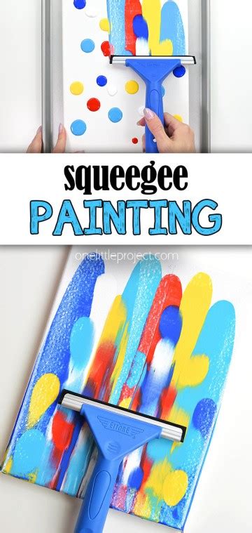 Squeegee Painting | How to Paint with a Squeegee (as seen on TikTok!)