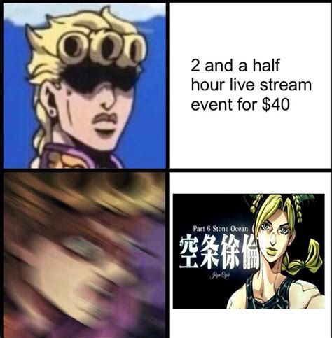 21 Memes 'JoJo' Fans Made To Celebrate The Part 6 'Stone Ocean' Anime Announcement | Know Your Meme