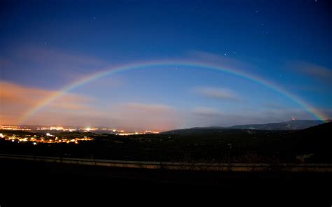 Image detail for -Rainbow On The Sky - 1920x1200 - 16:10 | Night rainbow, Rainbow night light ...