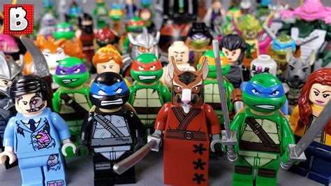 Every LEGO Teenage Mutant Ninja Turtles Minifigure Ever Made! Rare Comic Con Shadow Leonardo & Krang