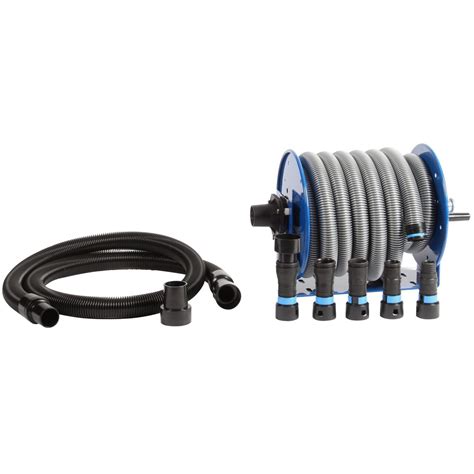 Heavy Duty Stainless Steel Vacuum Hose Reel - Central Technology Systems