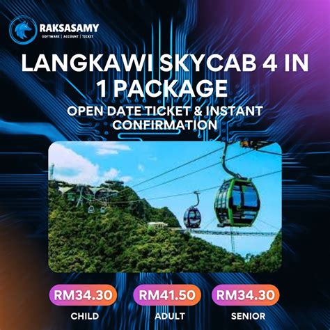 [PROMO 2022] Skycab Langkawi 4 in 1 Package 5 in 1 Package (Skybridge ...