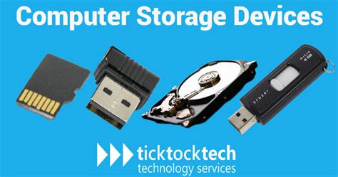 Computer storage devices: Types, Examples, and Features