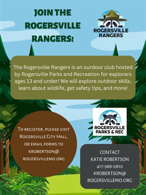 Parks and Recreation – City of Rogersville MO