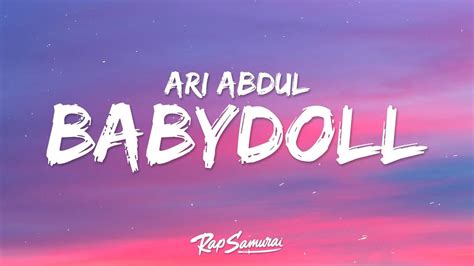 Ari Abdul - BABYDOLL (Lyrics) | 1 Hour Version - YouTube