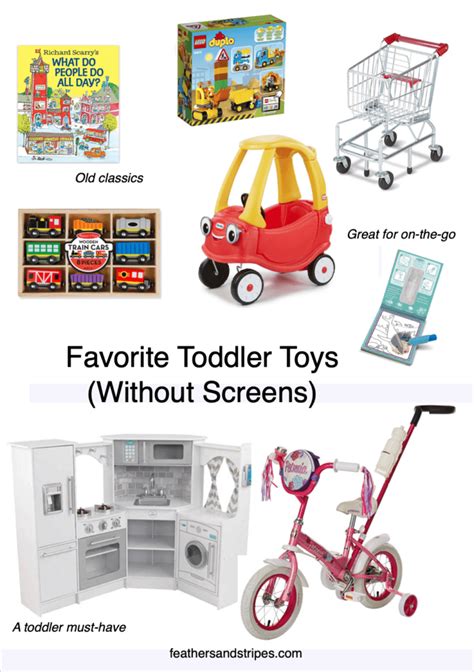 8 Favorite Toddler Toys (No Screens!) | Feathers and Stripes