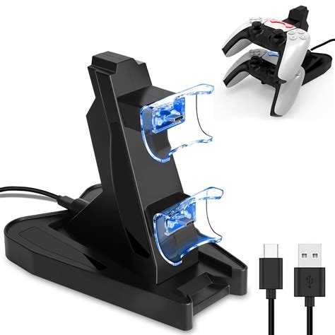 TSV Charging Station Fit for PS5 Controller, Fast Charging Stand ...