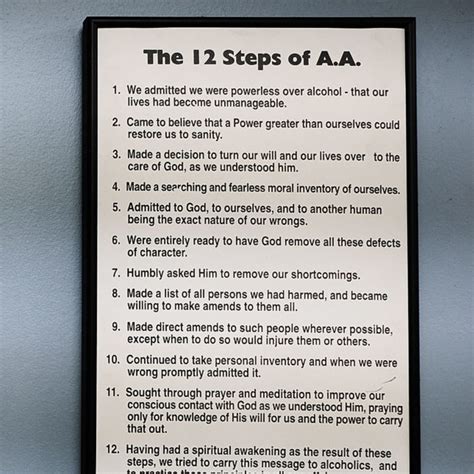 what are the 12 steps of aa recovery - Gertie Means