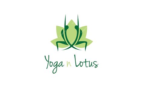 Premium Vector | Yoga logo design with lotus flower