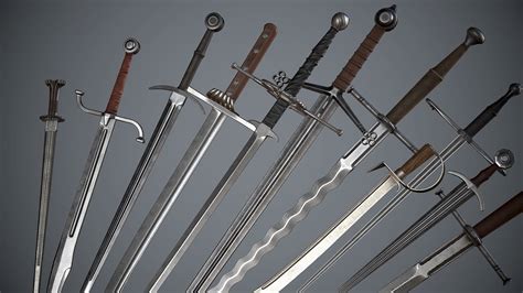 Realistic Medieval Swords 3D model | CGTrader