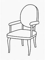 Chair coloring pages sketch template