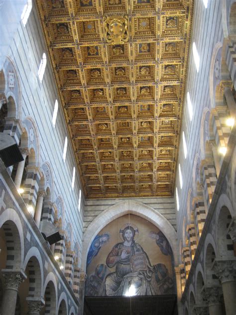 Pisa - Cathedral; Ceiling | Tuscany | Pictures | Italy in Global-Geography