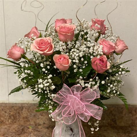 Dozen Peach Roses – Mitchells Florist Orlando