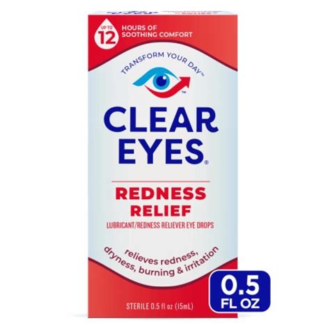 Clear Eyes Redness Relief Eye Drops, 0.5 fl oz - Kroger