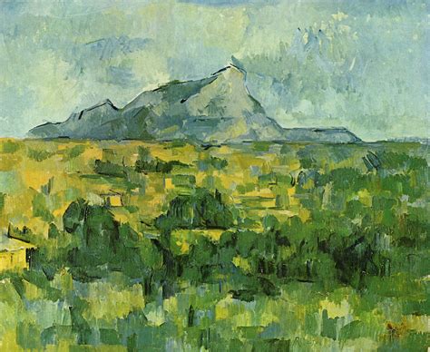 Mont Sainte-Victoire - Paul Cezanne - WikiArt.org - encyclopedia of ...