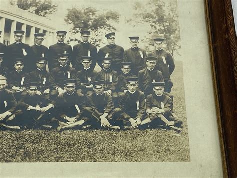 Vintage Unknown Military School Unit Framed Panoramic Photo | eBay