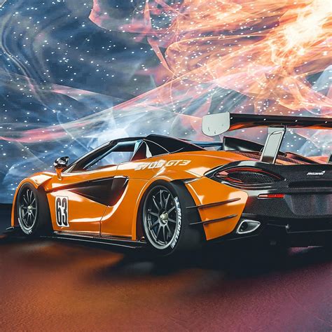 McLaren 570s Spider Turns Unlikely GT3 Racer With CGI Roll Cage and Eerie Nebula - autoevolution