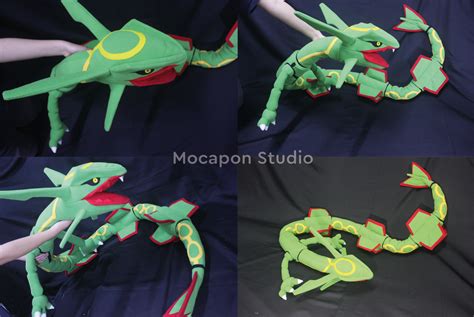 RAYQUAZA Pokemon Plushie by MocaponStudio on DeviantArt