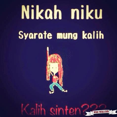 Kata Kata Bijak Jawa Lucu Gokil