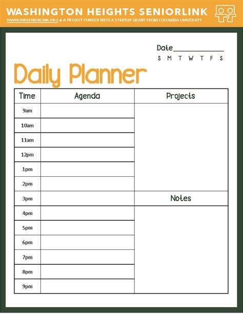 Daily Planner Template — Clio | Home