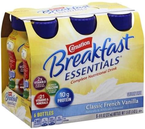 Carnation Classic French Vanilla Complete Nutritional Drink - 6 ea ...