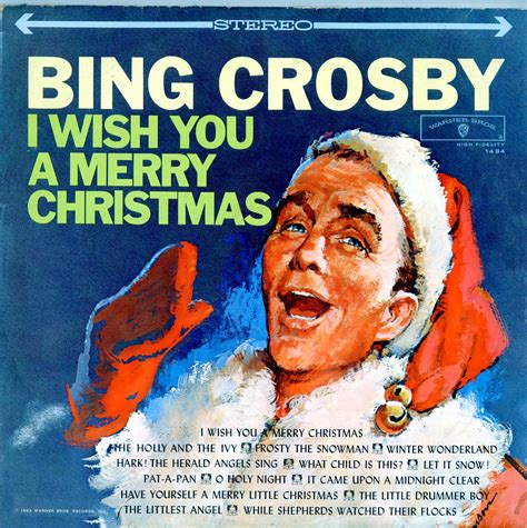 Crosby, Bing. I Wish You A Merry Christmas. 1962. (WS1484) - Christmas Vinyl Record LP Albums on ...