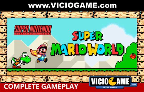 Super Mario World (Super Nintendo) Gameplay by viciogame on DeviantArt