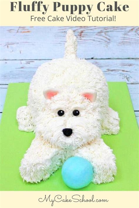 Fluffy Puppy Cake Tutorial - My Cake School