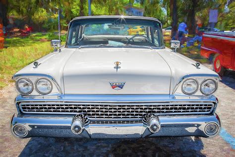 1959 Ford Fairlane 500 2 Dr Hardtop X104 Photograph by Rich Franco ...