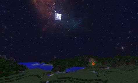 Milky way galaxy night sky minecraft texture pack download - sopsquare