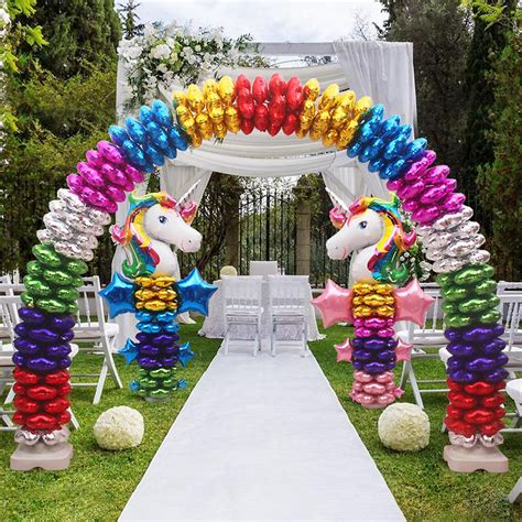 Heavy Duty DIY Balloon Arch Stand Kit, Holds Up To 400 Balloons 19ft ...