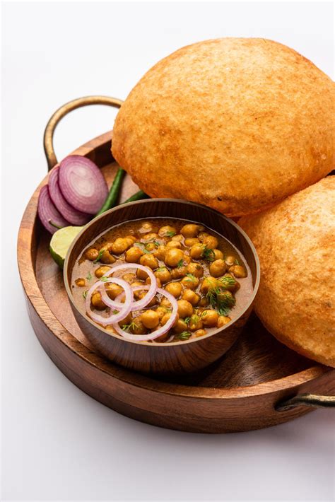 Chole bhature is a North Indian food dish. A combination of chana ...