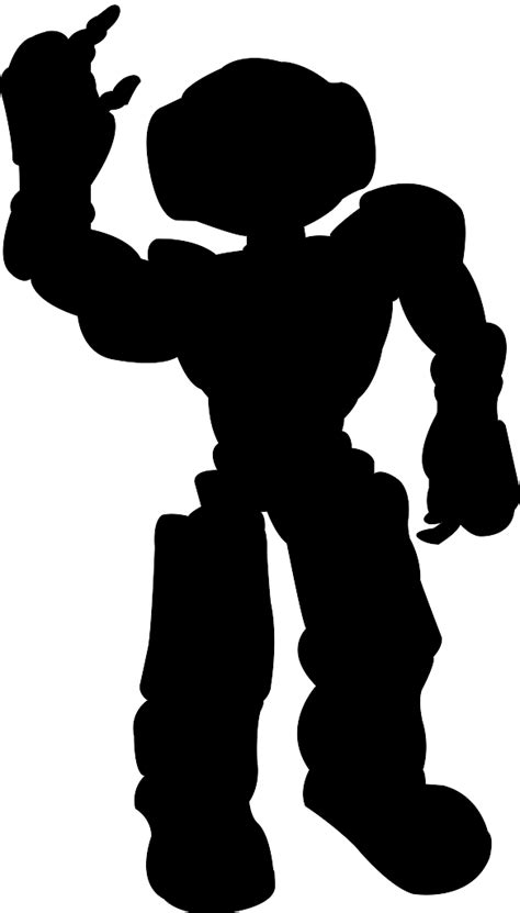 Robot Silhouette | Free vector silhouettes