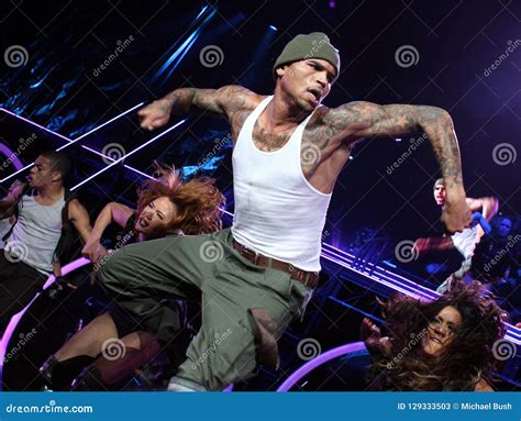 Chris Brown Performs in Concert Editorial Stock Photo - Image of ...