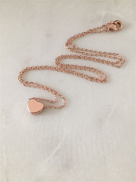 Rose Gold Heart Necklace | Reija Eden Jewelry