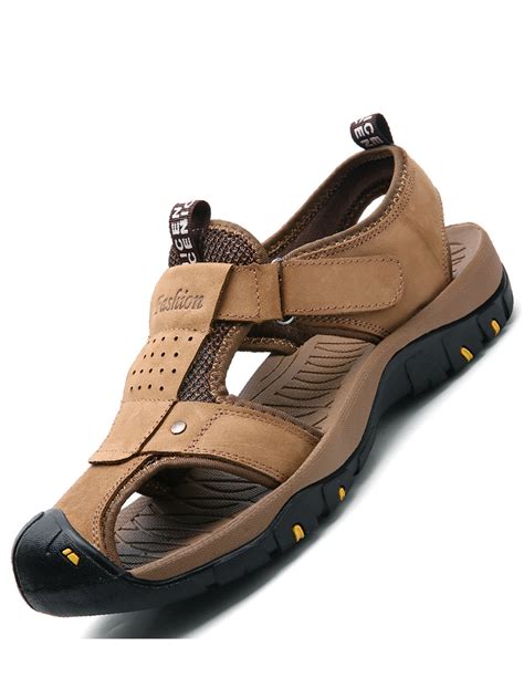 Tanleewa - Men's Waterproof Hiking Sandals Closed Toe Water Shoes ...