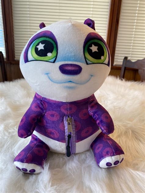 Travel Palz Reversible Purple Panda Stuffed Animal Neck