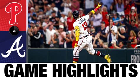 Phillies vs. Braves Highlights | 09/17/2022 | Atlanta Braves