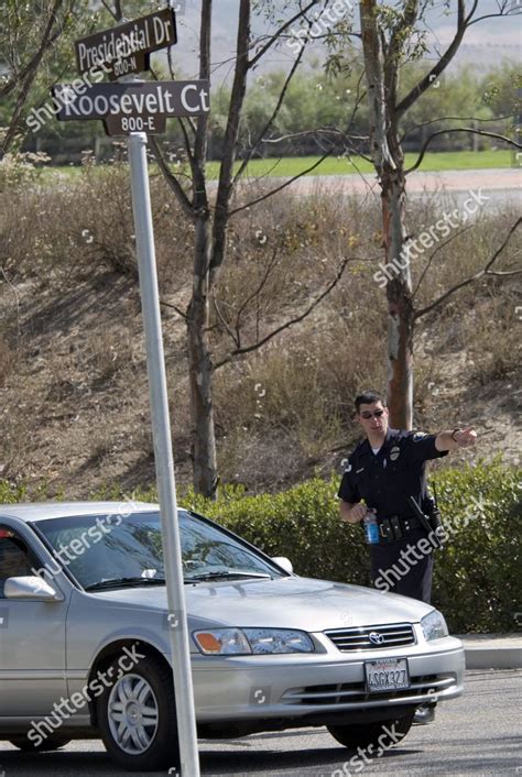 Simi Valley Police Officer Instructs Visitor Editorial Stock Photo - Stock Image | Shutterstock