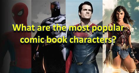 What are the most popular comic book characters? | Comical Opinions